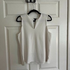 Loft white tank top